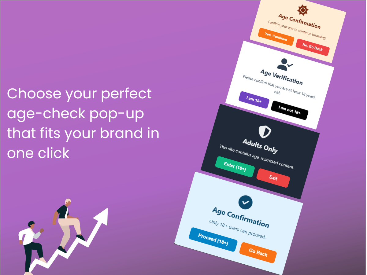 Age Verification dashboard overview showing compliance and customization tools